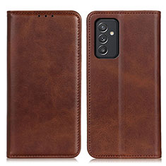 Coque Portefeuille Livre Cuir Etui Clapet A02D pour Samsung Galaxy A05s Marron