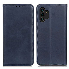 Coque Portefeuille Livre Cuir Etui Clapet A02D pour Samsung Galaxy A13 4G Bleu