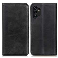 Coque Portefeuille Livre Cuir Etui Clapet A02D pour Samsung Galaxy A13 4G Noir