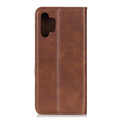 Coque Portefeuille Livre Cuir Etui Clapet A02D pour Samsung Galaxy A32 4G Marron