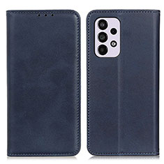 Coque Portefeuille Livre Cuir Etui Clapet A02D pour Samsung Galaxy A33 5G Bleu