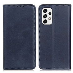 Coque Portefeuille Livre Cuir Etui Clapet A02D pour Samsung Galaxy A53 5G Bleu