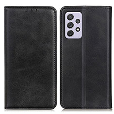 Coque Portefeuille Livre Cuir Etui Clapet A02D pour Samsung Galaxy A73 5G Noir