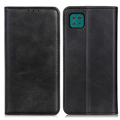 Coque Portefeuille Livre Cuir Etui Clapet A02D pour Samsung Galaxy F42 5G Noir