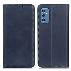 Coque Portefeuille Livre Cuir Etui Clapet A02D pour Samsung Galaxy M52 5G Bleu