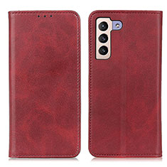 Coque Portefeuille Livre Cuir Etui Clapet A02D pour Samsung Galaxy S21 Plus 5G Rouge
