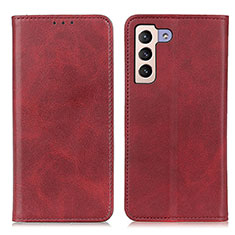 Coque Portefeuille Livre Cuir Etui Clapet A02D pour Samsung Galaxy S23 Plus 5G Rouge