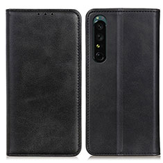 Coque Portefeuille Livre Cuir Etui Clapet A02D pour Sony Xperia 1 IV SO-51C Noir