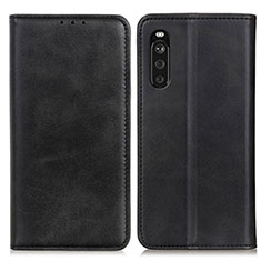 Coque Portefeuille Livre Cuir Etui Clapet A02D pour Sony Xperia 10 III Noir