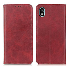 Coque Portefeuille Livre Cuir Etui Clapet A02D pour Sony Xperia Ace III SO-53C Rouge