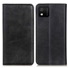 Coque Portefeuille Livre Cuir Etui Clapet A02D pour Wiko Y52 Noir