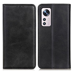 Coque Portefeuille Livre Cuir Etui Clapet A02D pour Xiaomi Mi 12S Pro 5G Noir