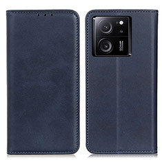 Coque Portefeuille Livre Cuir Etui Clapet A02D pour Xiaomi Mi 13T 5G Bleu