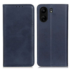 Coque Portefeuille Livre Cuir Etui Clapet A02D pour Xiaomi Poco C65 Bleu