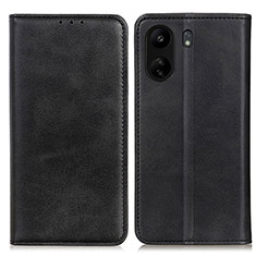 Coque Portefeuille Livre Cuir Etui Clapet A02D pour Xiaomi Poco C65 Noir