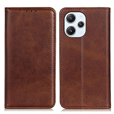 Coque Portefeuille Livre Cuir Etui Clapet A02D pour Xiaomi Redmi 12 4G Marron