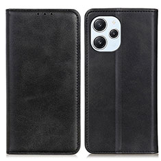 Coque Portefeuille Livre Cuir Etui Clapet A02D pour Xiaomi Redmi 12 4G Noir