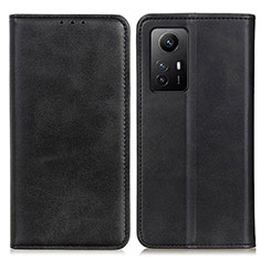 Coque Portefeuille Livre Cuir Etui Clapet A02D pour Xiaomi Redmi Note 12S Noir