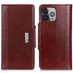 Coque Portefeuille Livre Cuir Etui Clapet A03 pour Apple iPhone 15 Pro Rouge