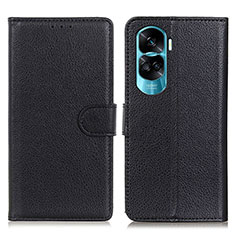 Coque Portefeuille Livre Cuir Etui Clapet A03D pour Huawei Honor 90 Lite 5G Noir