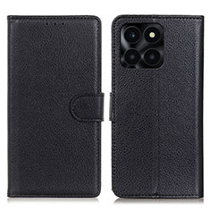 Coque Portefeuille Livre Cuir Etui Clapet A03D pour Huawei Honor X8b Noir