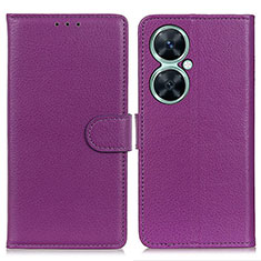 Coque Portefeuille Livre Cuir Etui Clapet A03D pour Huawei Nova 11i Rouge