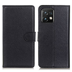 Coque Portefeuille Livre Cuir Etui Clapet A03D pour Motorola Moto Edge 40 Pro 5G Noir