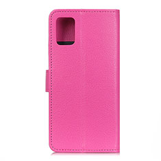 Coque Portefeuille Livre Cuir Etui Clapet A03D pour Motorola Moto Edge S 5G Rose Rouge