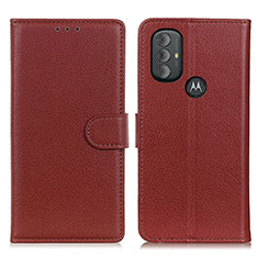 Coque Portefeuille Livre Cuir Etui Clapet A03D pour Motorola Moto G Play Gen 2 Marron