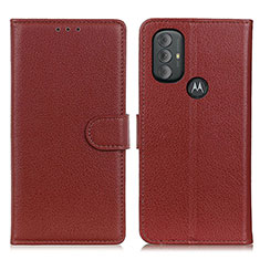 Coque Portefeuille Livre Cuir Etui Clapet A03D pour Motorola Moto G Power (2022) Marron