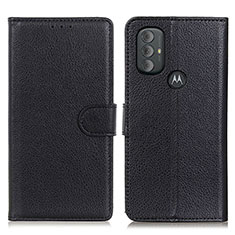 Coque Portefeuille Livre Cuir Etui Clapet A03D pour Motorola Moto G Power (2022) Noir