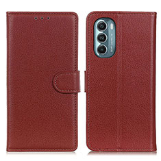 Coque Portefeuille Livre Cuir Etui Clapet A03D pour Motorola Moto G Stylus (2022) 4G Marron