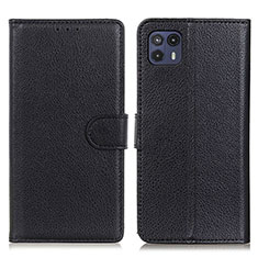 Coque Portefeuille Livre Cuir Etui Clapet A03D pour Motorola Moto G50 5G Noir