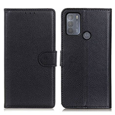 Coque Portefeuille Livre Cuir Etui Clapet A03D pour Motorola Moto G50 Noir