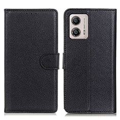 Coque Portefeuille Livre Cuir Etui Clapet A03D pour Motorola Moto G53 5G Noir