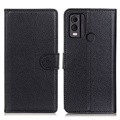 Coque Portefeuille Livre Cuir Etui Clapet A03D pour Nokia C22 Noir