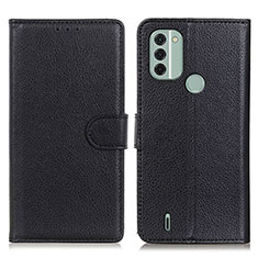 Coque Portefeuille Livre Cuir Etui Clapet A03D pour Nokia C31 Noir