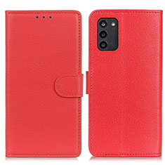 Coque Portefeuille Livre Cuir Etui Clapet A03D pour Nokia G100 Rouge