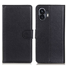 Coque Portefeuille Livre Cuir Etui Clapet A03D pour Nothing Phone 2 Noir