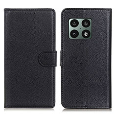 Coque Portefeuille Livre Cuir Etui Clapet A03D pour OnePlus 10 Pro 5G Noir