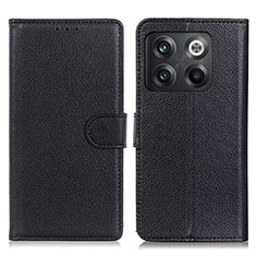 Coque Portefeuille Livre Cuir Etui Clapet A03D pour OnePlus 10T 5G Noir