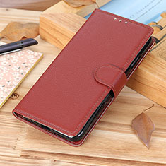 Coque Portefeuille Livre Cuir Etui Clapet A03D pour OnePlus 9 5G Marron