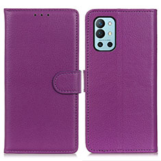 Coque Portefeuille Livre Cuir Etui Clapet A03D pour OnePlus 9R 5G Violet