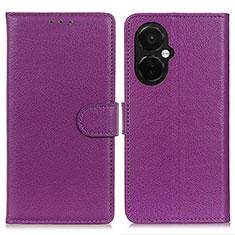 Coque Portefeuille Livre Cuir Etui Clapet A03D pour OnePlus Nord CE 3 5G Violet