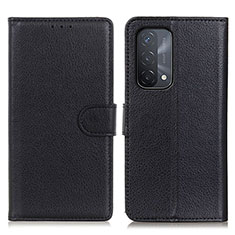 Coque Portefeuille Livre Cuir Etui Clapet A03D pour OnePlus Nord N200 5G Noir