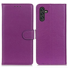 Coque Portefeuille Livre Cuir Etui Clapet A03D pour Samsung Galaxy A13 5G Violet