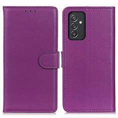 Coque Portefeuille Livre Cuir Etui Clapet A03D pour Samsung Galaxy A15 4G Violet