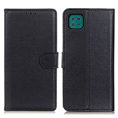 Coque Portefeuille Livre Cuir Etui Clapet A03D pour Samsung Galaxy A22 5G Noir