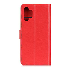 Coque Portefeuille Livre Cuir Etui Clapet A03D pour Samsung Galaxy A32 4G Rouge