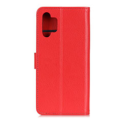 Coque Portefeuille Livre Cuir Etui Clapet A03D pour Samsung Galaxy A32 5G Rouge